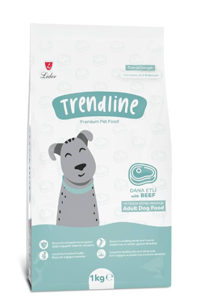 TRENTLİNE KÖPEK MAMASI 1 KG BİFTEKLİ